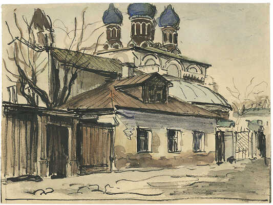 Гуров Владимир Фёдорович. Дом на окраине Москвы